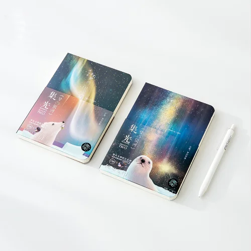 New Cute Sketchbook Drawing School Notebook 80 Sheets Paper luminous Sketch book Office School Supplies Gift