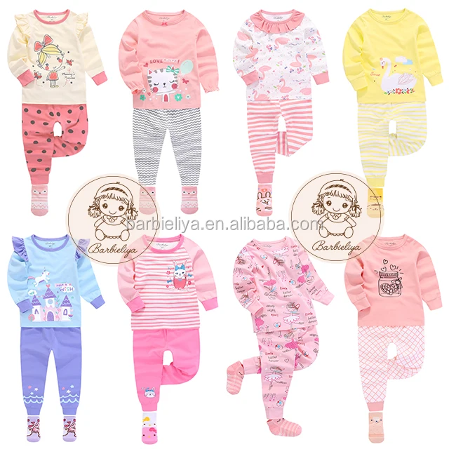 
100 cotton kids clothes wholesale children pajamas 