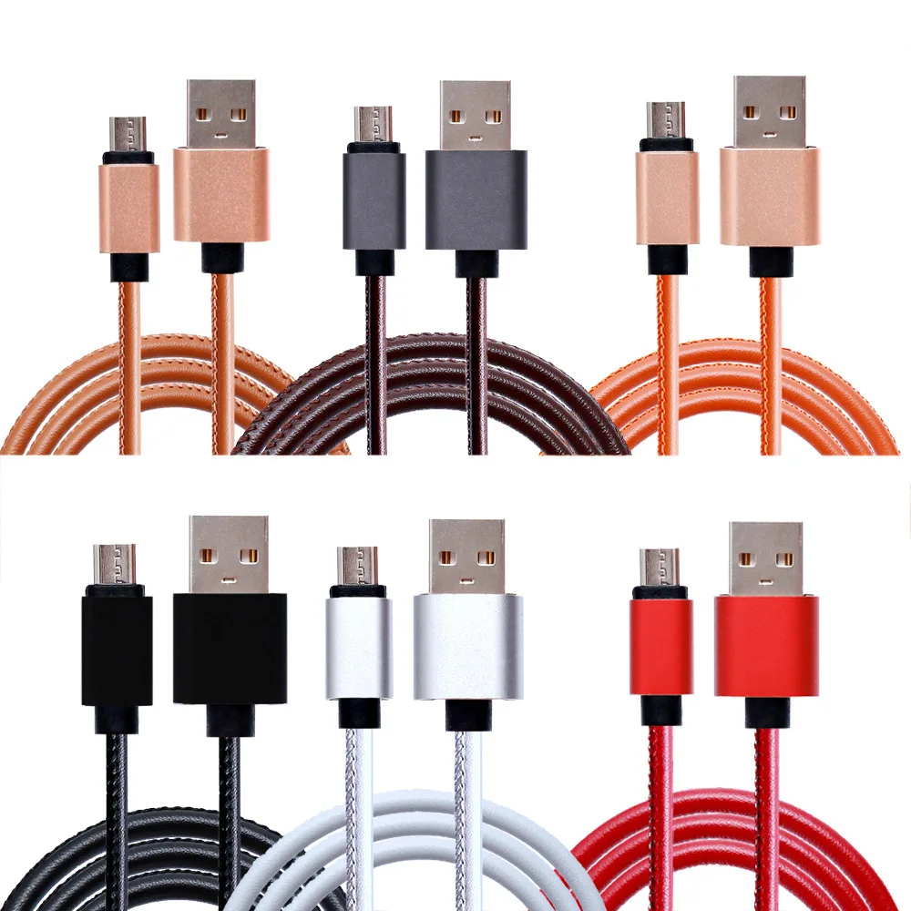 Lether usb автомобильное зарядное устройство кабель для Samsung USB кабель для передачи данных