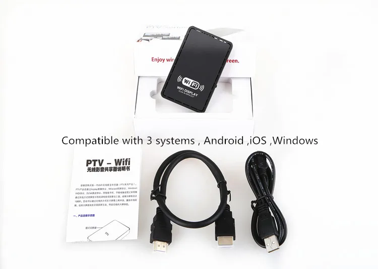 PTV A7 автомобиля Wi-Fi дисплей окно Smart Link IOS11 для HDMI аудио видео выход AV