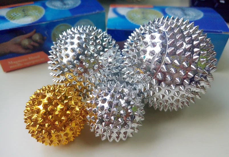 5.6cm Hand roller magnetic massage ball for palm massage Magnetic Therapy Massager Magnet Hand Acupuncture Ball Acupoint Needle