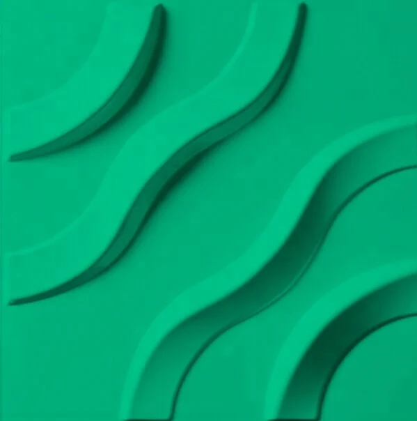 Colorful Modern Environmental Durable PVC 3d Wall Panel for Home Deco 50*50CM Super Lightweight 3D Wall Board