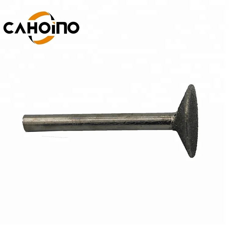 6MM 1/4 Inch Shank Diamond Electroplated Mounted Grinding Head for Stone, Glass, Jewelry, Ceramics, Rock