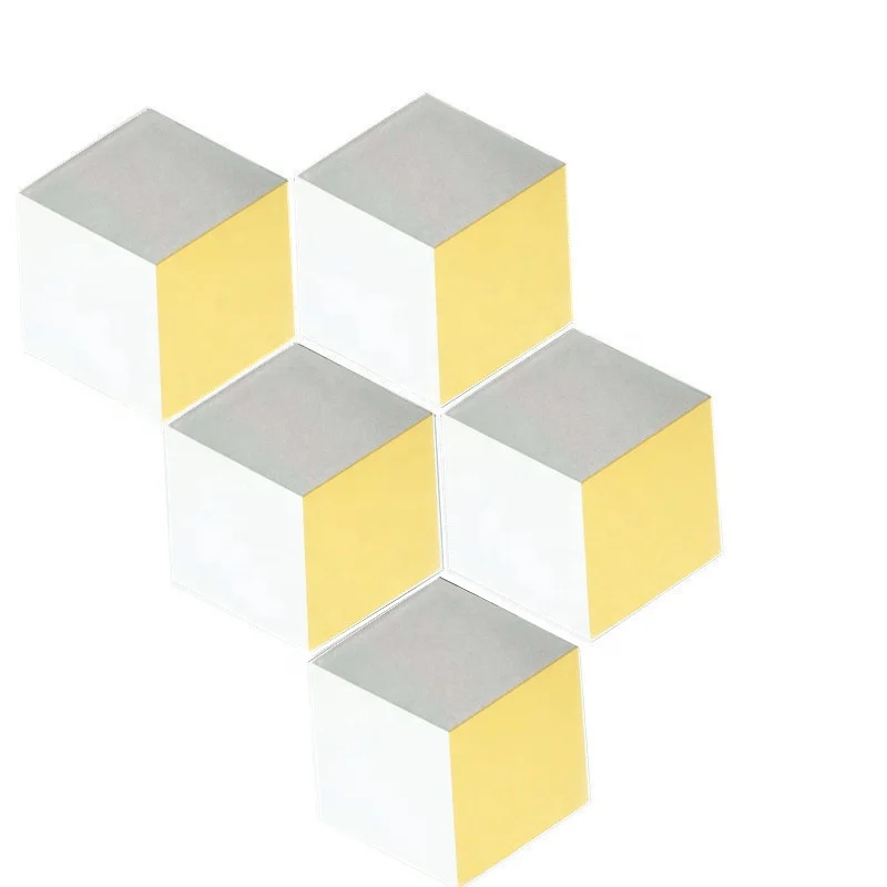 Скандинавская Шестигранная плитка кубика Рубика Трехцветная Алмазная 200x230 керамическая настенная для кухни ванной