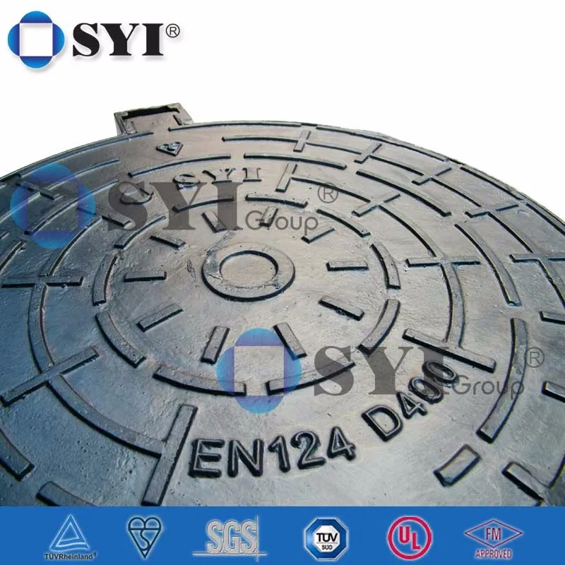 Hinge Type Manhole Cover with PE Gasket Iron Manhole Cover Fire Hydrant Manhole Cover