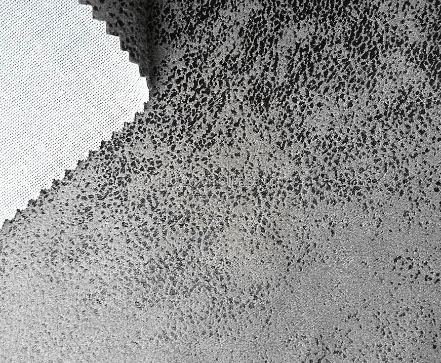 FLAME RESISTANT SOFA CLOTH BRONZING FAUX SUEDE FABRIC