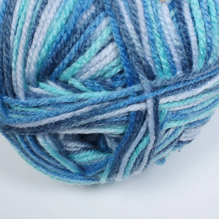 
China Acrylic Blended Yarn Fancy Yarn Manufacture Cheap Cotton Knitting Yarn 