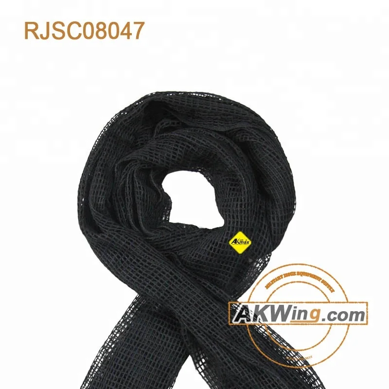 Sniper Veil Arafat Shawl Black Oman Army Issue Shemagh