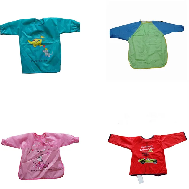 Quality custom cheap hot sales waterproof kitchen drawing kids apron/ waterproof apron kids