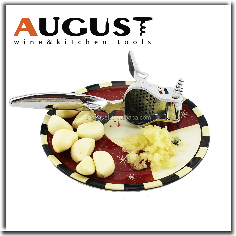 Ebay best seller Zinc alloy Professional easy use Crush Garlic press china supplier