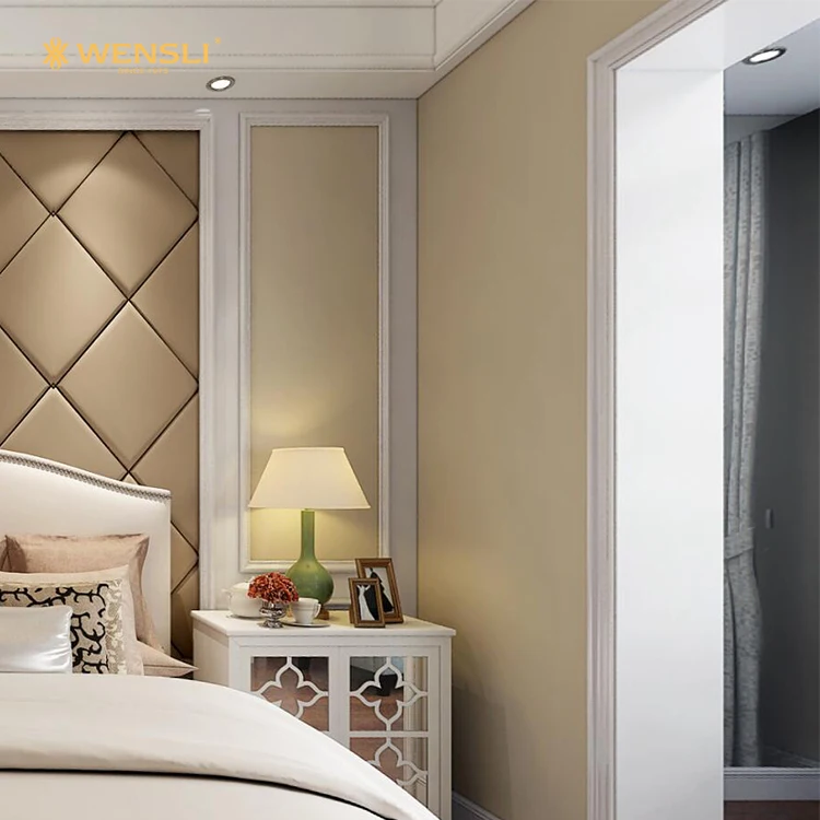 Wholesale Beautiful Bedroom Murals Attach Silk Fabric Wall Paper