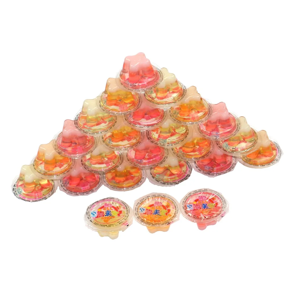 Mixed Mini Fruit Cup Jelly in Plastic Bag
