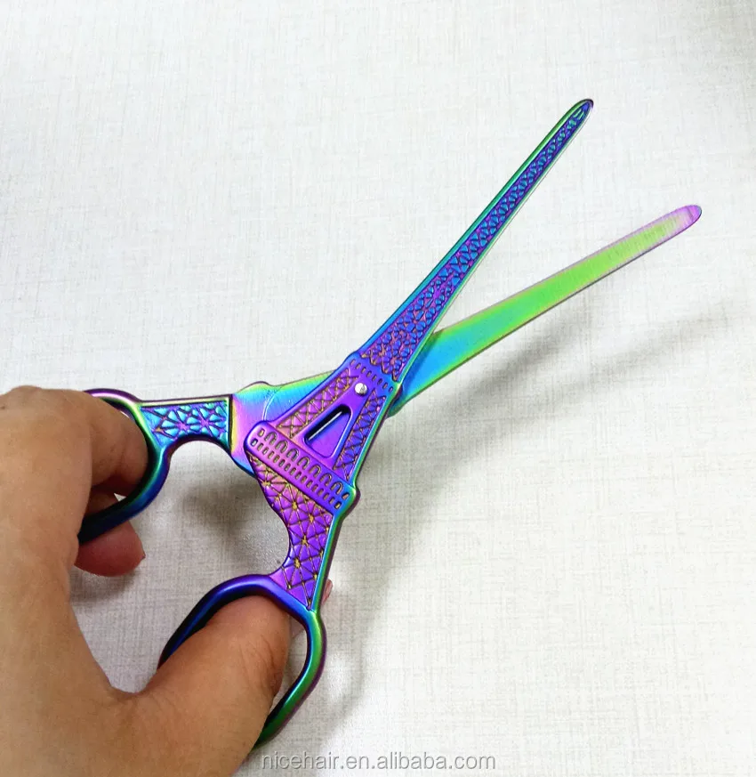 
perfect quality colorful Eiffel Tower shape eyelash scissor with moderate price 