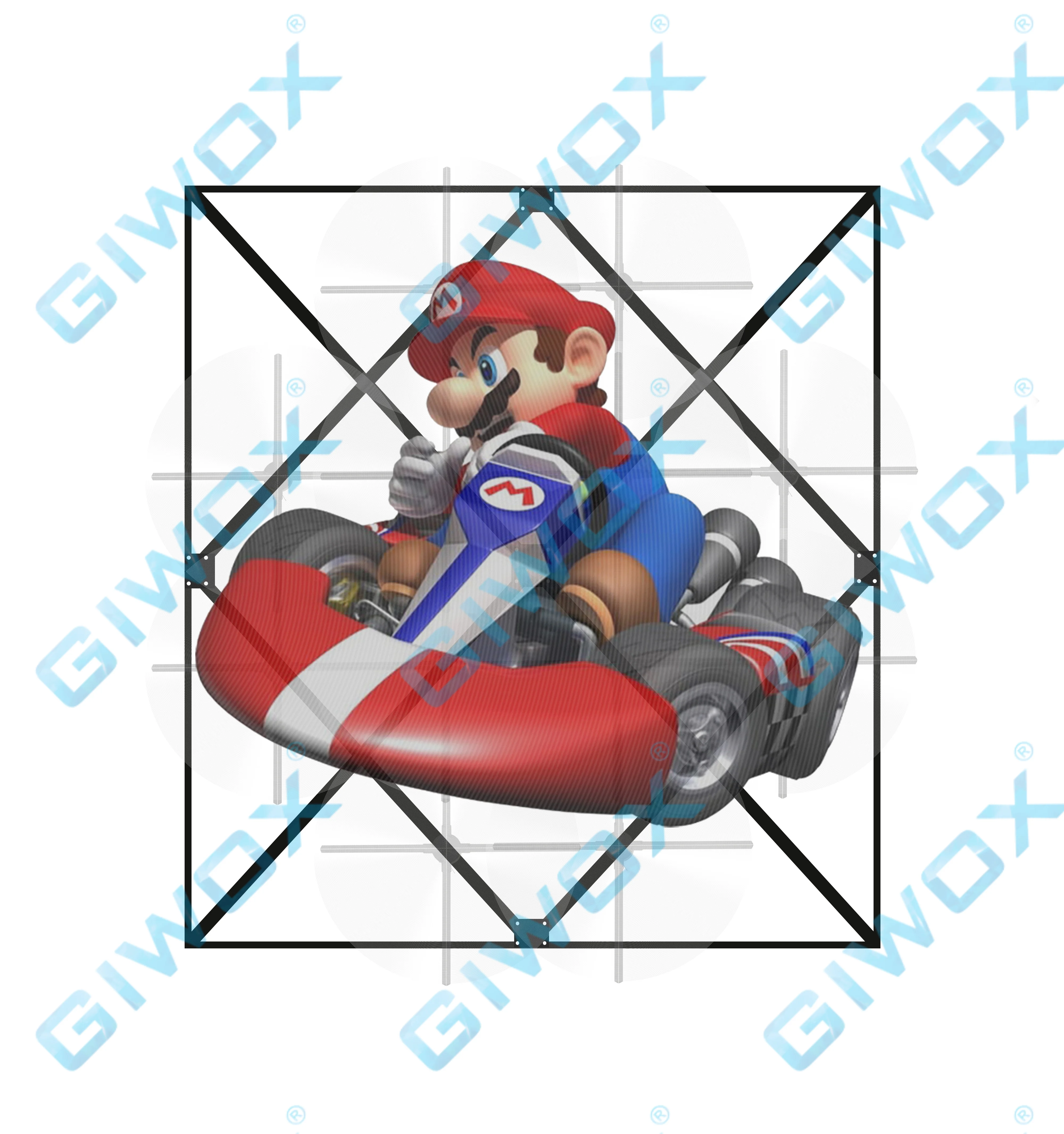 GIWOX 3D Advertising display wifi Cloud 3d hologram LED fan video Wall HD Resolution 8GB 3D Hologram Display Wall