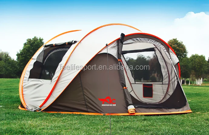 Fiberglass beach tent 1-2 person automatic pop up camp fun tent
