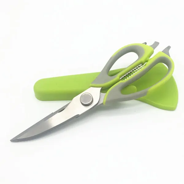 Amazon hot sale heavy duty  stainless steel kitchen food and vegetable Multi-Purpose scissors