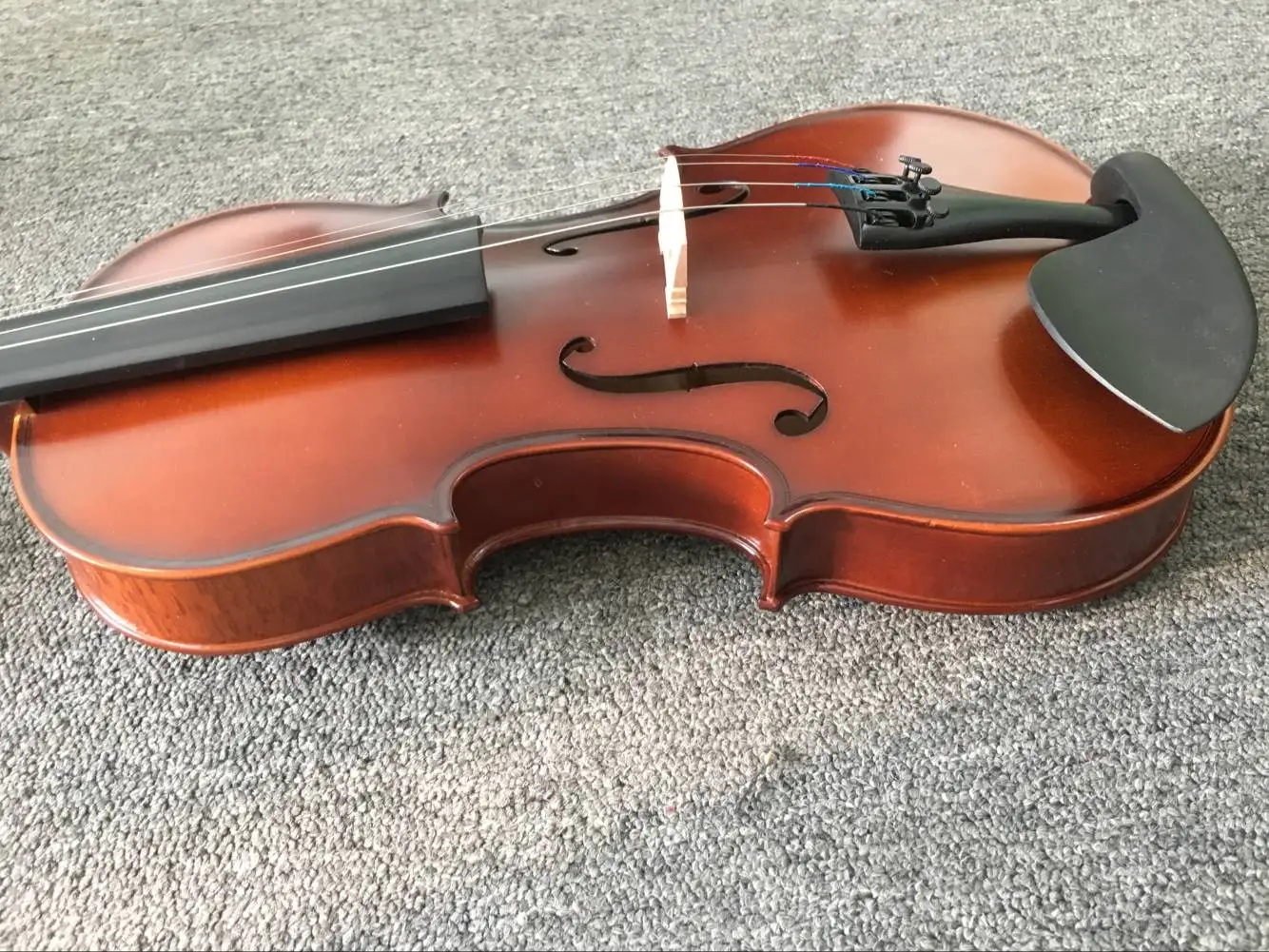 Factory Price Musical Instrument Satin Red Brown Violin GVT04