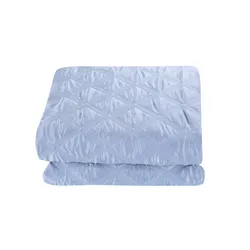 Однотонное стеганое покрывало из атласной ткани