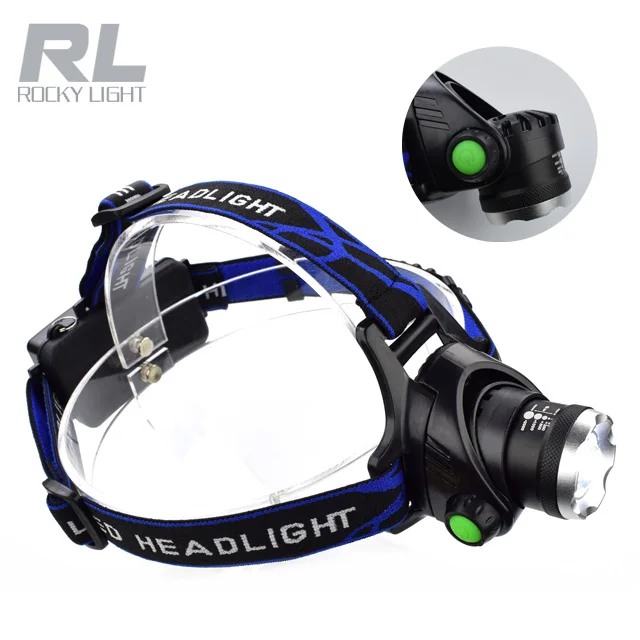 5000LM Led Headlamp Zoomable Headlight Waterproof Head Torch flashlight Head lamp Fishing Hunting Light