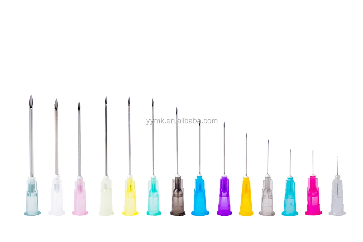 Горячая Распродажа стерильный шприц для подкожных игл 16 г 18 20 21 22 23 24 25 30 одноразового использования