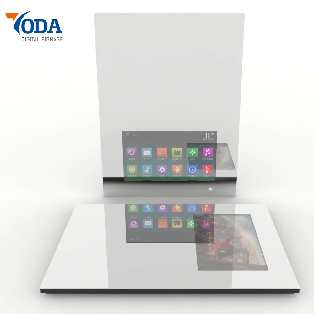 
18.5inch touch screen smart mirror with Android OS for smart home & buplic washroom use 