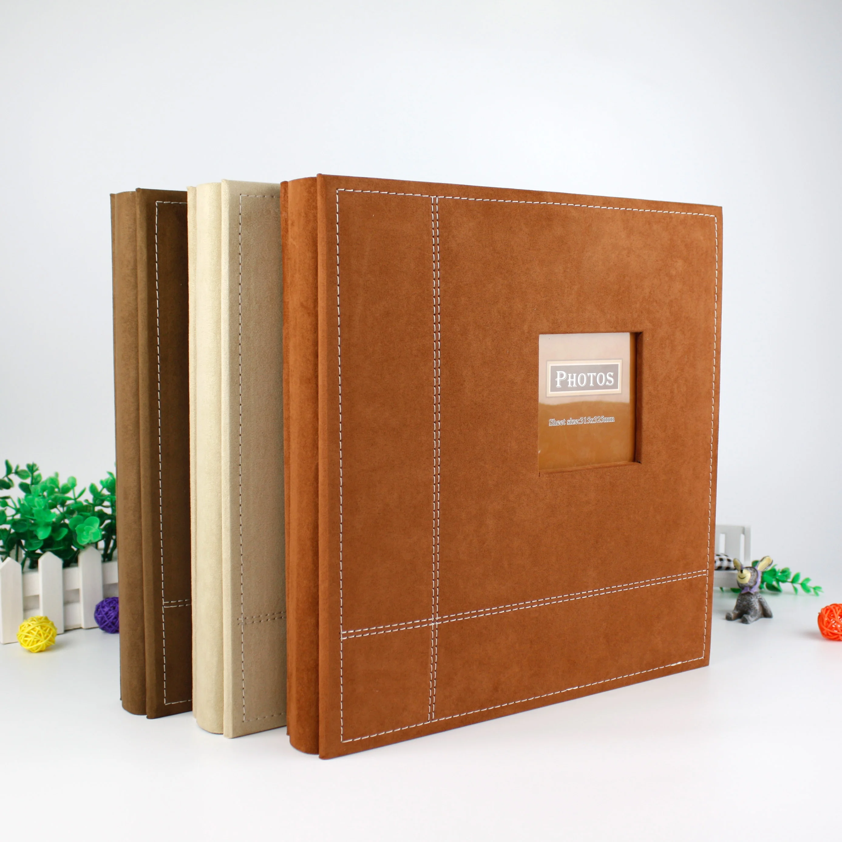 Handmade wedding photo album 3x5,4x6,5x7,12x12 photo book Self adhesive 80 pages diy scrapbook Fabric cover albums photos