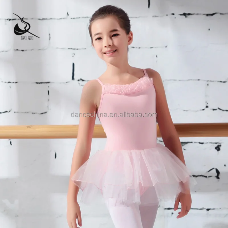 115242503 Baiwu Girls Leotard Dance Ballet Dress Skirt Tutu Performance Stage & Dancerwear for Girls Children Custom OEM ODM