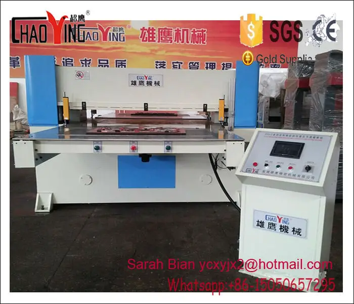 CNC four column hydraulic pastics sheet cutting machine, eva sheet cutter