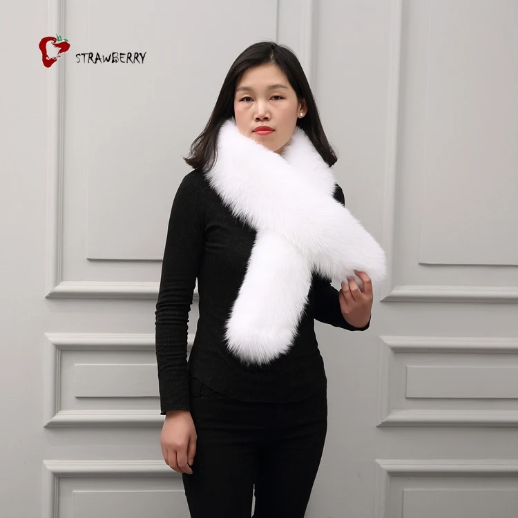 Hot Sale Customize Real Fox Fur Fashion Scarf