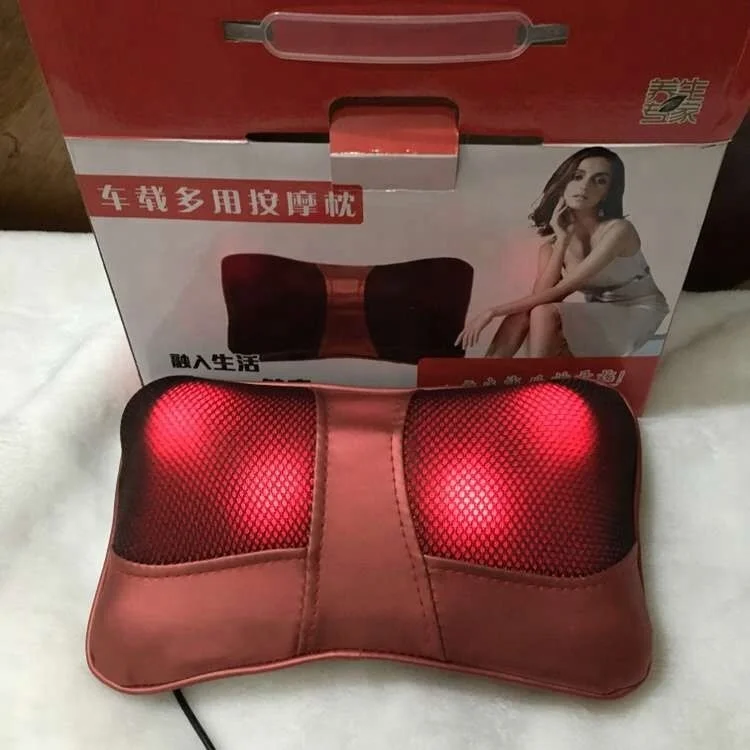 
Hot selling back massage travel pillow for travel car and home 