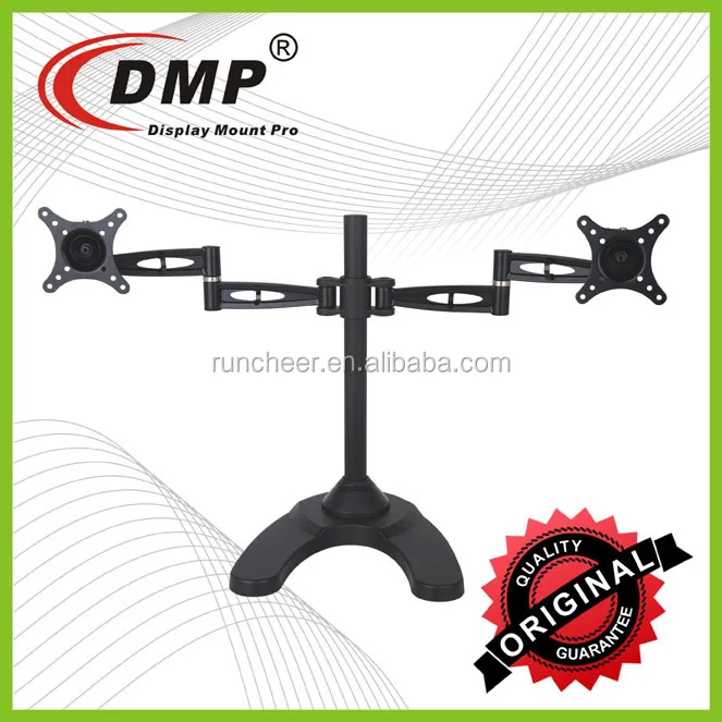 Двойной LED Руку Стол Алюминиевый Бесплатный ЖК-Монитор Стенд