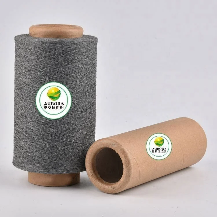 
Circle np fashion nm10/1 raw white glove knitting yarn open end weaving glove melange yarn for knitting 