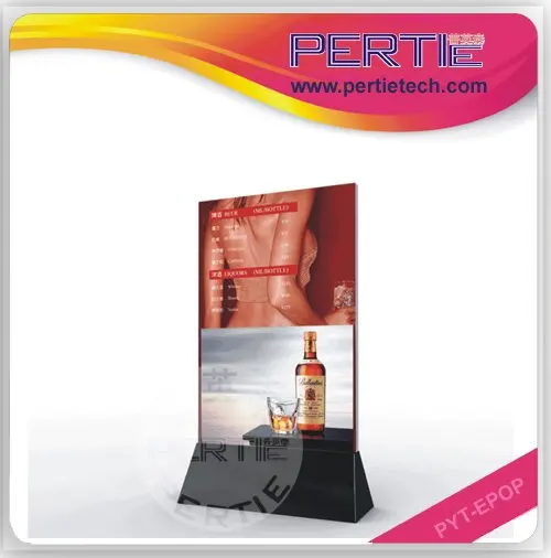 стоять epaper вин с анимацией в помещении ЖК-рекламы монитора