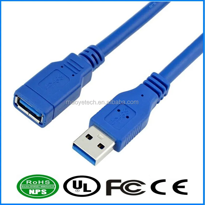 Factory Direct Wholesale USB3.0 Type A Male to USB 3.0 Type A Female Extension Power Supply Cable