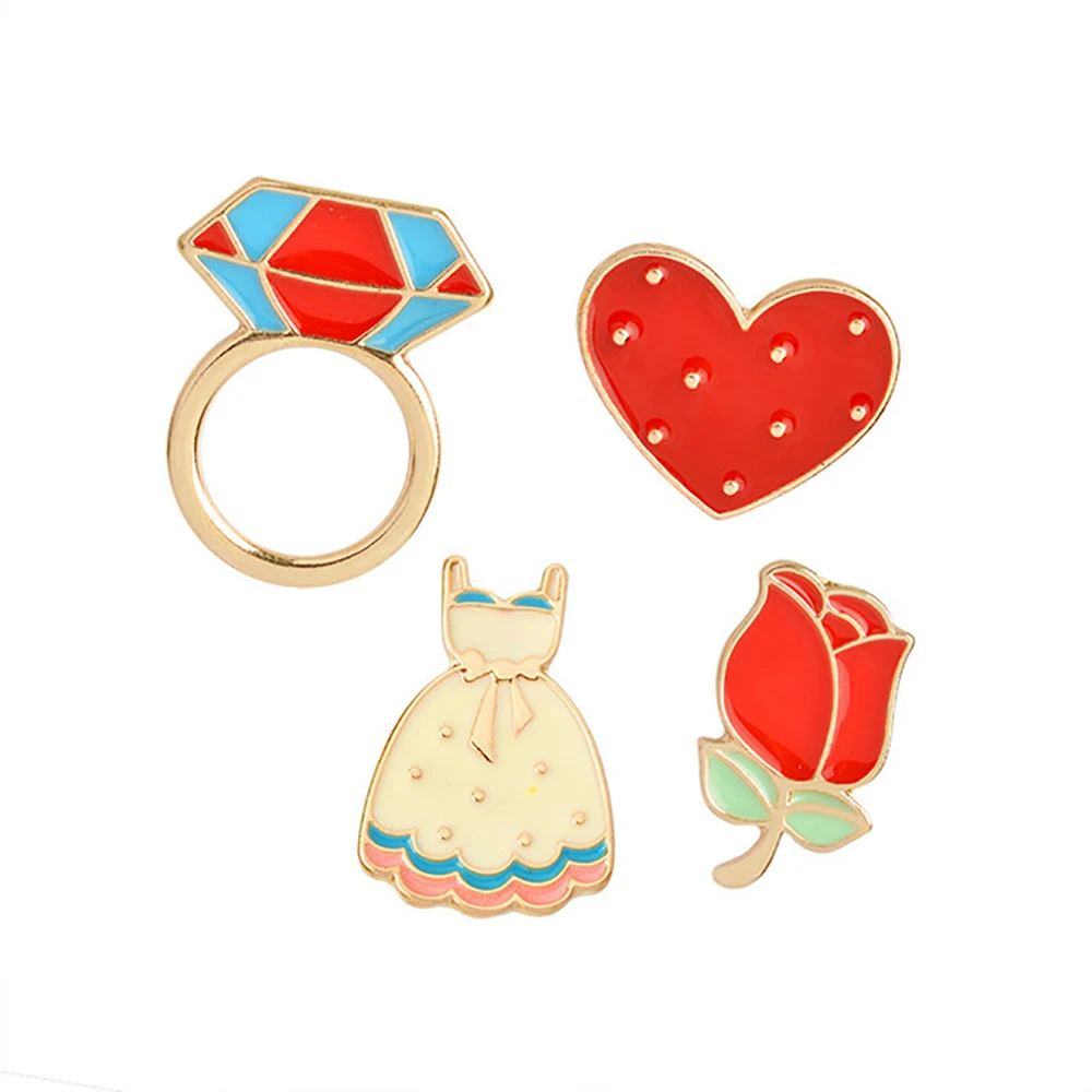 Shanghai custom hard metal в форме сердца эмалированная булавка