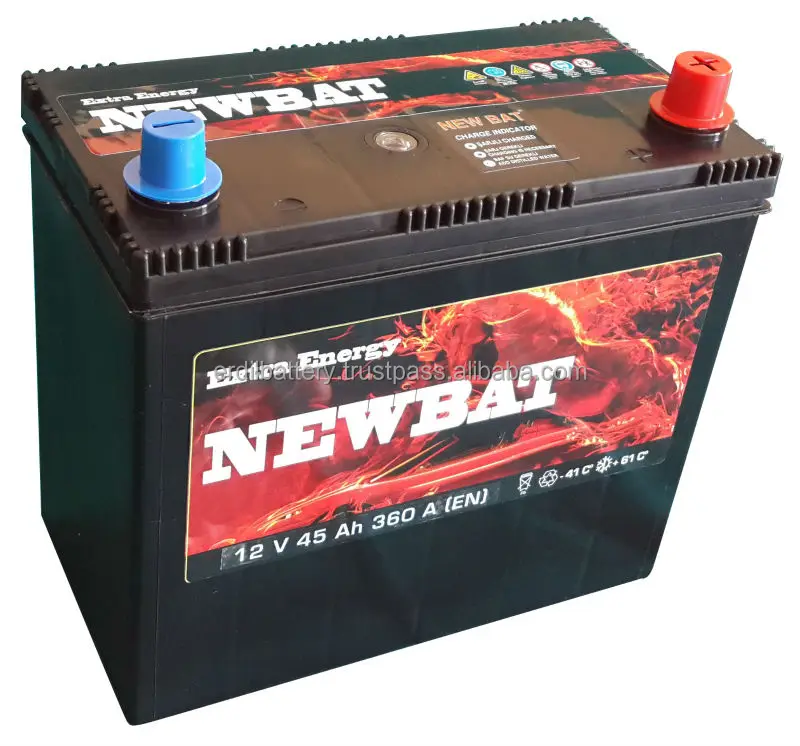 
12 V 45 Ah NS60 Car Battery for all type of Korean, Japanese and Asian vehicles 