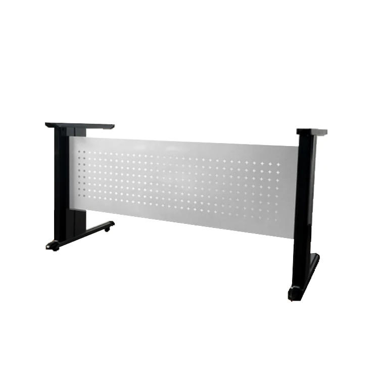 Modern steel simple computer table for two personal metal furniture