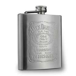 Promotion Jack Daniels Stainless Steel Customized Premium Alcohol Flask Liquor Hip Flask