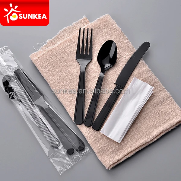 Reusable Disposable Knife / Fork Spoon Plastic Cutlery