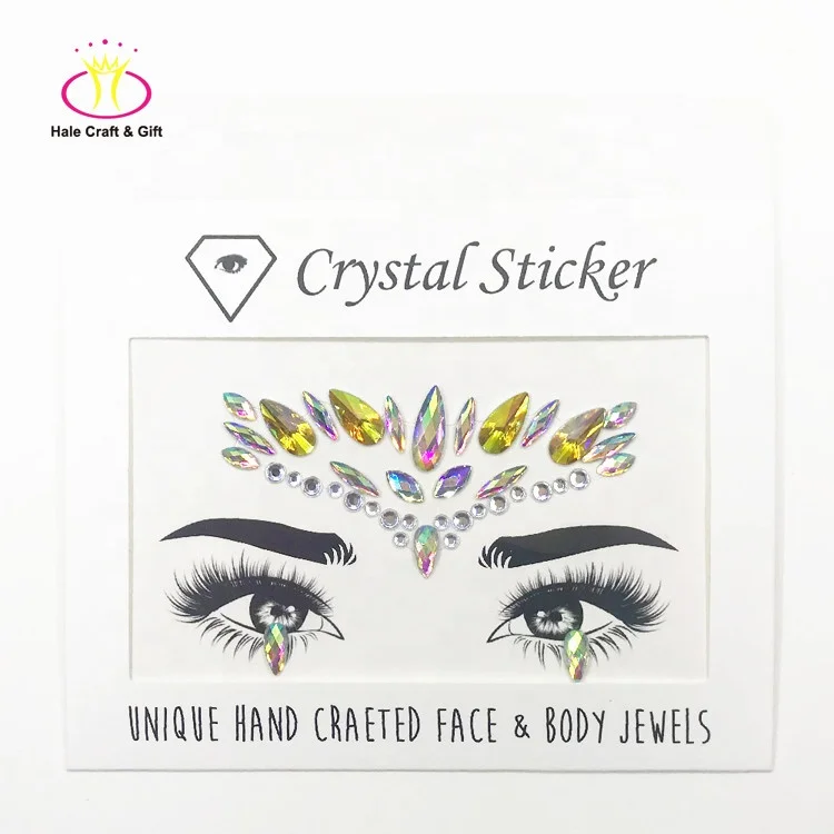 Best Prices Latest Face Gem Crystal Rhinestone Eyeliner Tattoo Sticker
