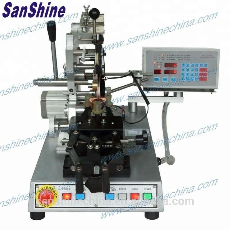 Automatic toroid power magnetics coil winding machine(SS900B6 series wire D 0.3~1.2mm) replace GORMAN toroidal winder