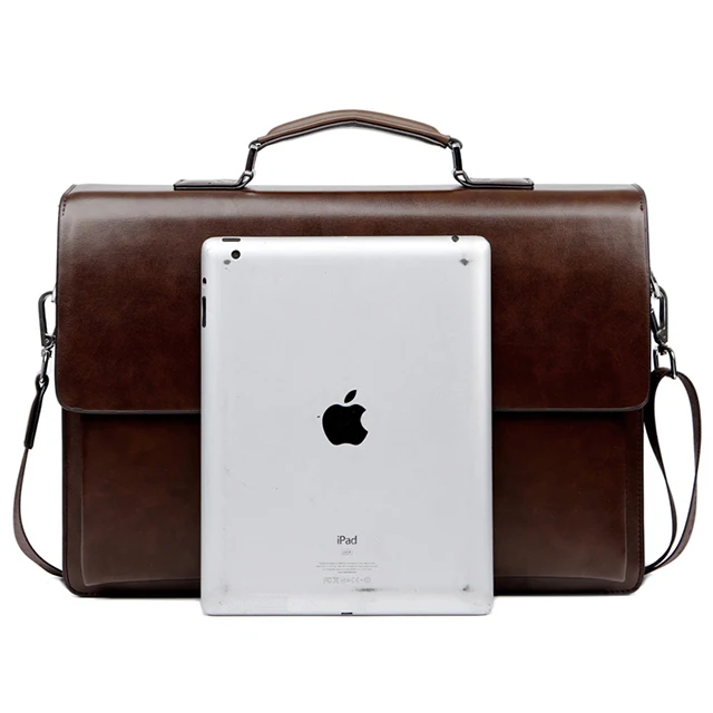 Портфель мужской деловой, сумка-тоут для компьютера 14 дюймов, с замком паролем, мессенджер на плечо