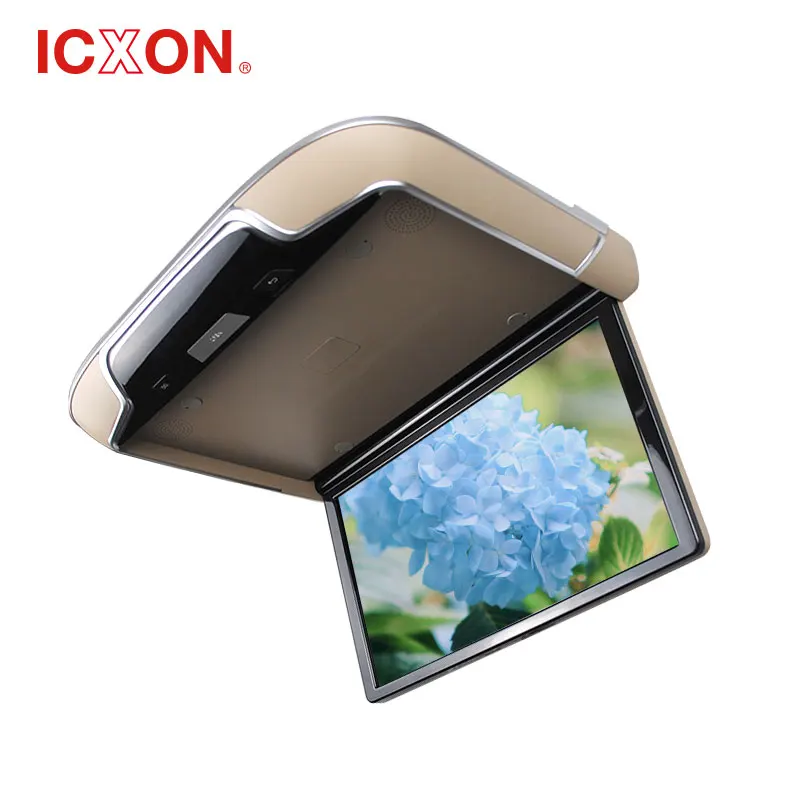 21.5' 1080p car tv video bus roof mount hd input flip down monitor