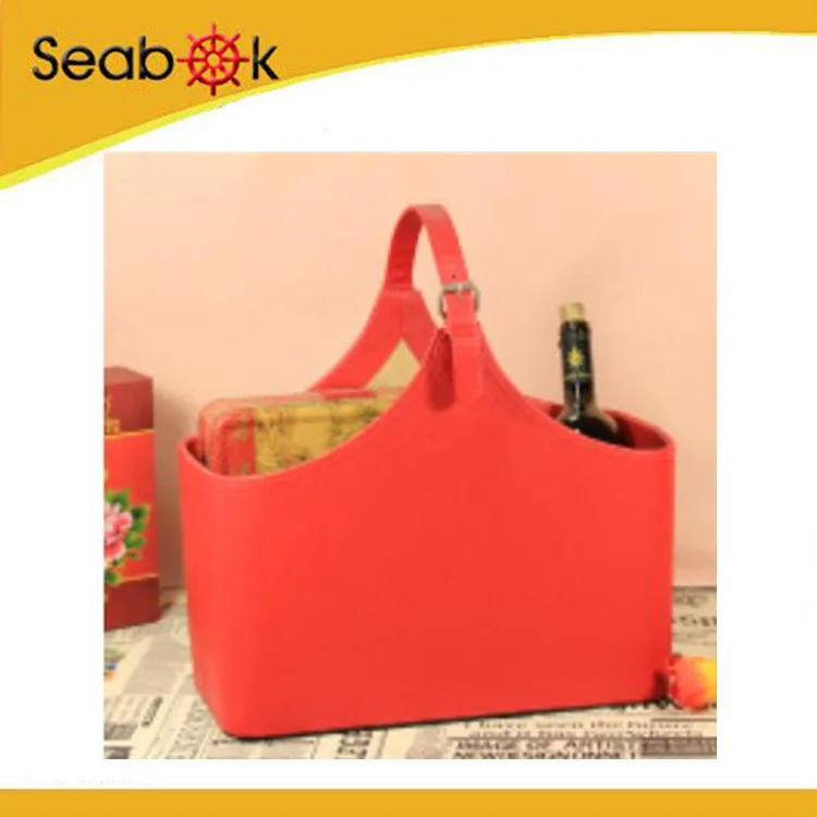 Кожаный Органайзер, новая корзина для хранения из искусственной кожи с лентой, корзины, подарок