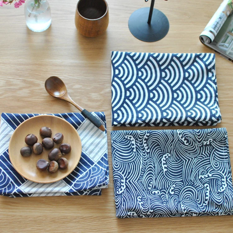 Factory directly soft feel cotton table napkins washable