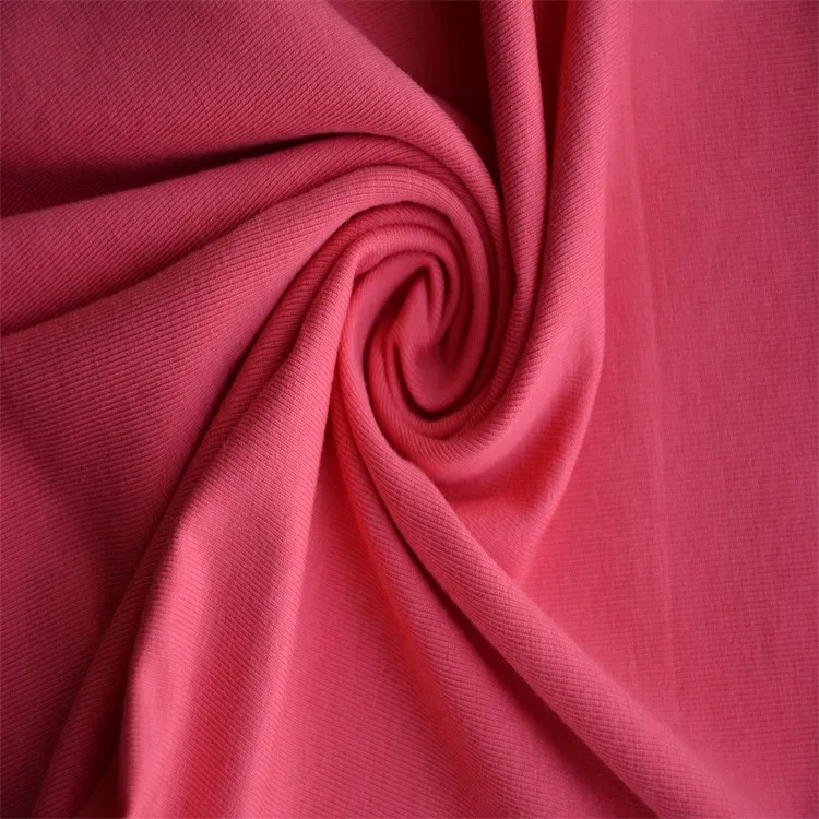 High Quality Bright coloured Singeing  80S/1 Cotton Knitting single jersey fabric muslin for clothing fabric