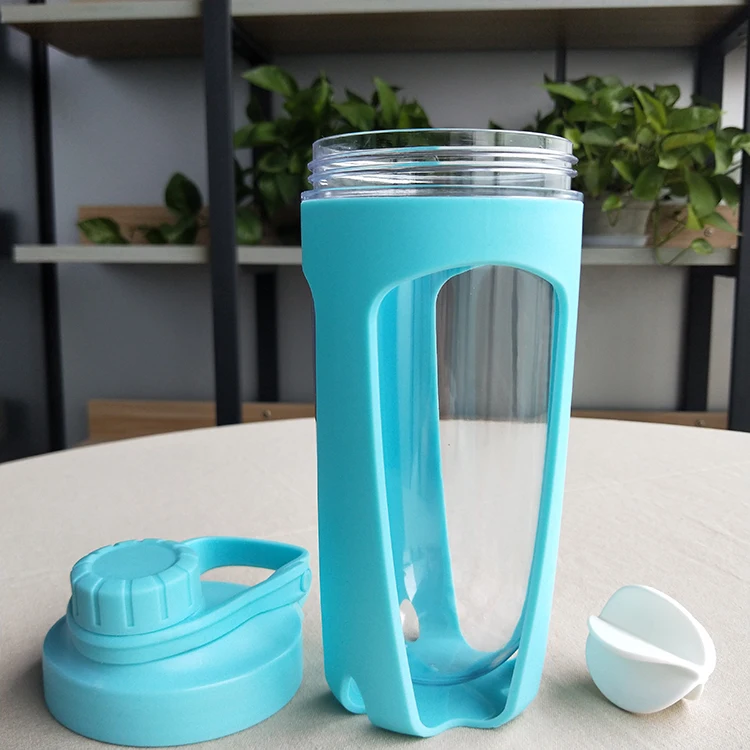 700ml/23oz Customization Gym Sports Shakers Protein Shaker Plastic Tritan Water Bottle with Leakproof Screw lid