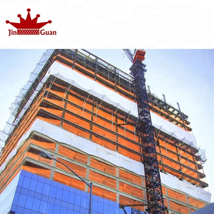 HDPE с строительной площадкой FR оранжевая защитная сетка для строительных лесов