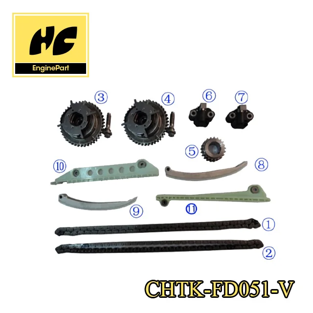 Timing chain kit used for Ford 4.6-X(281) SOHC V8 05-10 3V