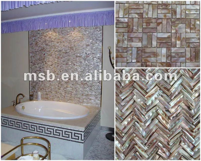 MS015IR-natural Радужная мозаичная плитка из ракушек для пресной воды ванной дешевая Мозаика